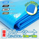 ＼ポイント14倍 エントリーで10倍＆全品5倍 4日20時~／国産ブルーシート 切りっぱなし 1.8m×0.9m 全4色 | シンプルデザイン 防水 手芸材料 クラフト用品 ハンドメイド タープ生地 アウトドア DIY キャンプ 多用途 汎用性 日本製 送料無料