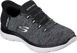 SKECHERS �X�P�b�`���[�Y SUMMITS ���f�B�[�X �E�H�[�L���O�V���[�Y �u���b�N�z���C�g 149937W ���f�B�[�X�V���[�Y �����₷�� �X�j�[�J�[ �u�����h ������� �C ���� ���� �w�l�C WOMEN�fS �����₷