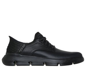 SKECHERS �X�P�b�`���[�Y GARZA �����Y �E�H�[�L���O�V���[�Y �u���b�N �u���E�� 205046 �����Y�V���[�Y �����₷�� �X�j�[�J�[ �u�����h ������� �C ���� �j�� �a�m�C MEN�fS �����₷�� ���ɂ�
