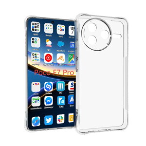 �w�S�ʕی�xXiaomi POCO F7 Pro �P�[�X �V���I�~ POCO F7 Pro �p�� �ی�J�o�[ ���^ TPU�ގ� �w�l�����G�A�N�b�V�����\���x �ϏՌ� �P�[�X �X�}�z�P�[�X ���ϖh�~/����~��/�C�菝�h�~/�_��/����/�y