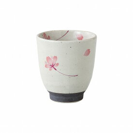 桜の舞 湯呑 桃・小 波佐見焼 Shower of Sakura teacup peach small Hasami ware Japanese ceramic.
