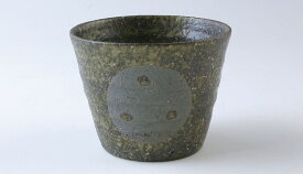 京焼/清水焼 陶器 そば猪口揃 灰緑丸 紙箱入 Kyo-yaki. Set of 5 Japanese small bowls ash green. Paper box. Ceramic.