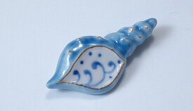 京焼/清水焼 磁器 箸置 貝がら 5入 紙箱入 Kyo-yaki. Set of 5 Japanese chopstick spoon rest shells. Paper box. Porcelain.