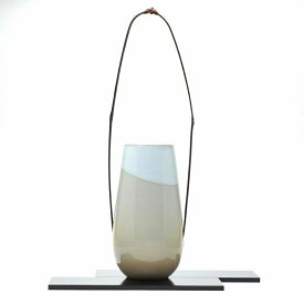 萩焼 花あそび姫（花台付）（化粧箱） Hagi yaki Hime hanaasobi Vase made in Japan with a stand. Japanese pottery.