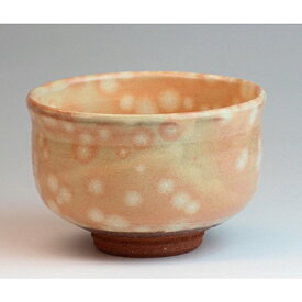 萩焼 彩土抹茶碗楽型 椿秀作(化粧箱) Hagi yaki Saido tea bowl made in Japan. Japanese pottery.