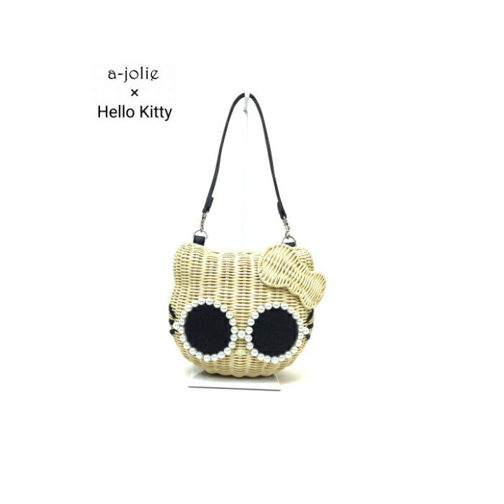 アジョリー a-jolie Hello Kitty コラボ 籠バッグ