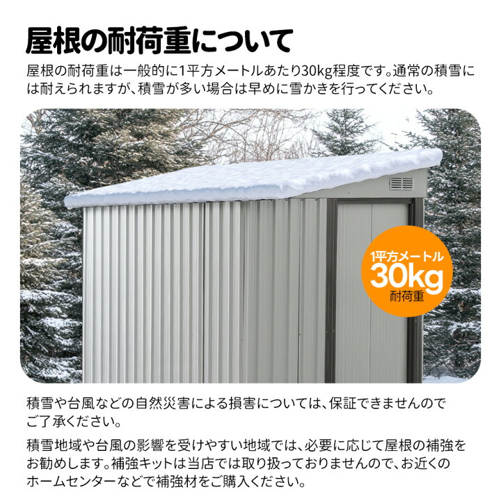 楽天市場】【20時〜1000円クーポン】【2タイプ】物置 大型物置き 屋外 