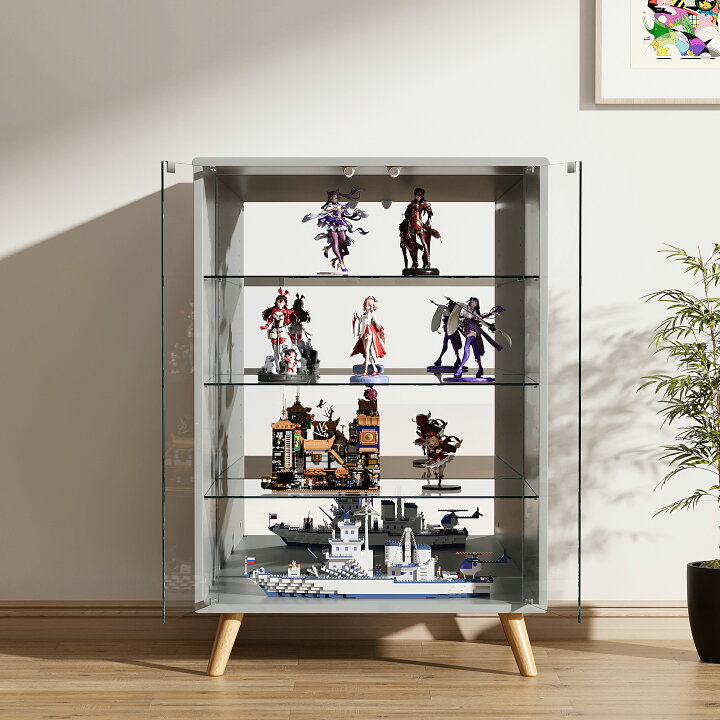 楽天市場】コレクションケース コレクションシェルフ ガラス 