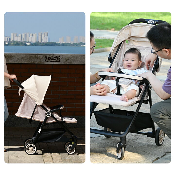 楽天市場】ベビーカー A型 BTM 正規品 軽量 コンパクト 新生児 