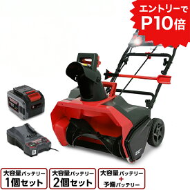 【即納】ハイガー 充電式 電動除雪機（48Vバッテリー1個セット／48Vバッテリー＋24V予備バッテリーセット／48Vバッテリー2個セット）1200W コードレス 小型 家庭用 軽量 静音 SNE402 1年保証