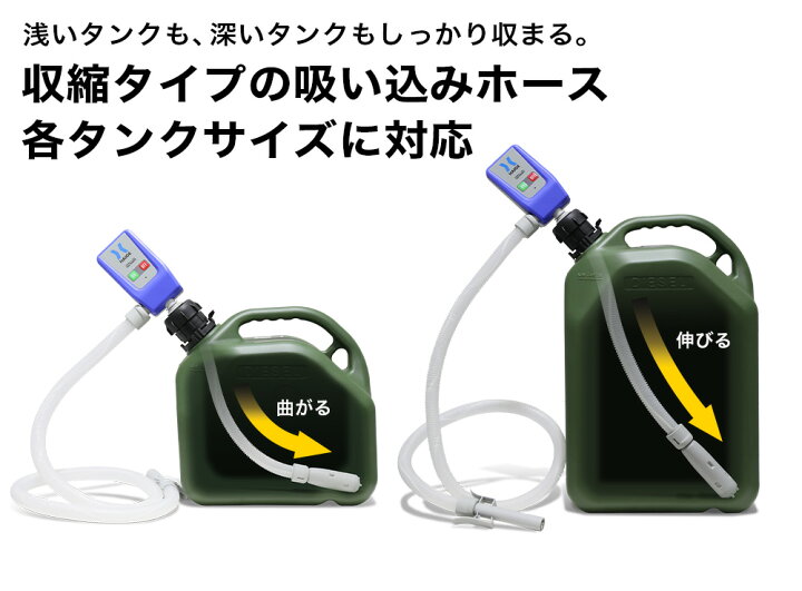 楽天市場】☆50%OFFクーポン＆P2倍☆ハイガー 多機能電動ポンプ 給油 
