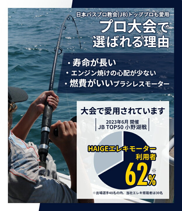 楽天市場】☆3000円OFFクーポン＆P5倍☆ハイガー 電動エレキモーター 