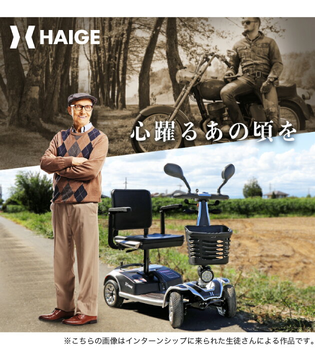 楽天市場】☆15000円OFFクーポン＆P5倍☆ハイガー シニアカー 電動 