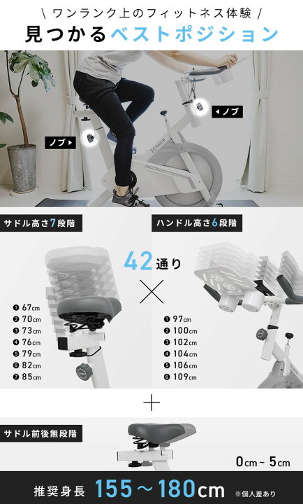 楽天市場】☆全品ポイント2倍☆ハイガー スピンバイク デジタル計測 