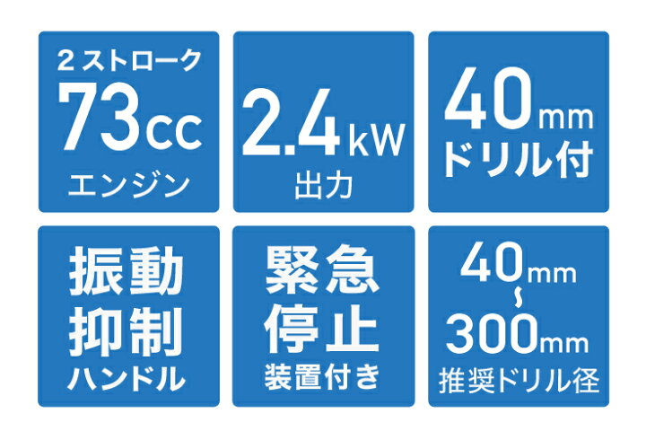楽天市場】【セット販売品】 穴掘り機 エンジンオーガー 73cc 2サイクル Φ40mmドリル付き ドリルロック機能付き HG-DZ71S-002【 送料無料 エンジンドリル アースオーガー 穴掘り機 穴掘り器 植え穴 植穴 2スト : ハイガー産業 楽天市場】【セット販売品】 穴掘り機 エンジンオーガー 73cc 2サイクル Φ40mmドリル付き ドリルロック機能付き HG-DZ71S-002【 送料無料 エンジンドリル アースオーガー 穴掘り機 穴掘り器 植え穴 植穴 2スト : ハイガー産業