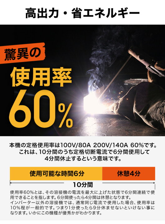 楽天市場】ハイガー アーク溶接機 100V/200V兼用 MMA 被覆アーク溶接 