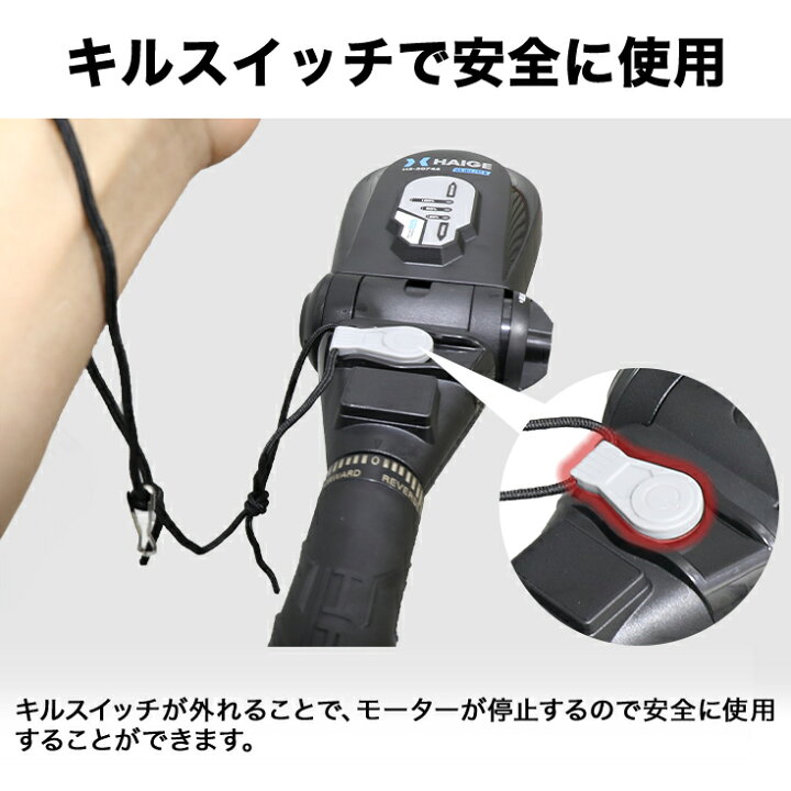 楽天市場】ハイガー 電動エレキモーター PROTRUAR 1.0 船外機 2馬力 