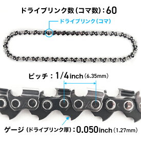 ソーチェン 竹切り用【スタンダード】 リンク数60用 HG-KA-60 ソーチェーン チェンソー チェーンソー