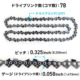 ソーチェン【オレゴン】 アメリカ製 OREGON 20インチ リンク数78用 21BP78 ソーチェーン チェンソー チェーンソー