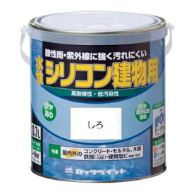 ロックペイント:ロック 水性シリコン建物用 しろ 1.6L H11-0100 6S 型式:H11-0100 6S