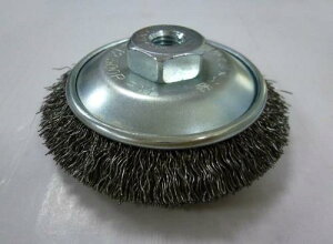 【SALE価格】エスコ (ESCO) EA809YS-23 85mm/M10 ワイヤーブラシ(ベベル型/ステンレス) EA809YS-23 【3個セット】