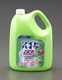 【SALE価格】エスコ (ESCO) 4.5L 衣類用酸素系漂白剤(ワイドハイターEXプロ) EA922KB-6AA