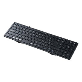 【SALE価格】エスコ (ESCO) 370x120x13mm ワイヤレスキーボード(折畳/テンキー付) EA764AB-230