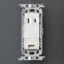 【SALE価格】エスコ (ESCO) 125V/15A 埋込コンセント(1口/アースターミナル付) EA940CD-466A