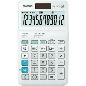 【SALE価格】カシオ　W税率電卓（ジャストタイプ） JW-200TC-N ( JW200TCN ) カシオ計算機（株）