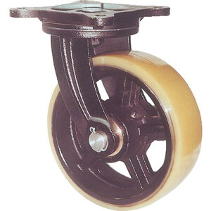 【SALE価格】ヨドノ 鋳物重量用キャスター 許容荷重774.2 取付穴径15mm ( MUHA-MG200X75 ) (株)ヨドノ