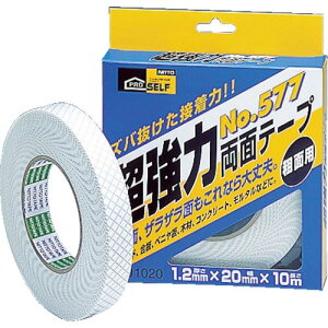 ニトムズ 超強力両面テープ粗面用20X10 ( J1020 ) (株)ニトムズ
