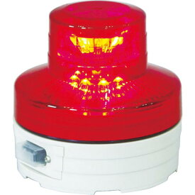 【SALE価格】日動　電池式LED回転灯ニコUFO　常時点灯タイプ　赤 NU-AR ( NUAR ) 日動工業（株）