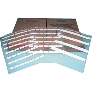 PANDUIT ( �p���h�E�C�b�g ) ���[�U�[�v�����^�p�Z���t���~�l�[�g���x�� �|���G�X�e�� �� �󎚕��c12.7mmx��25.4mm 500������ ( S100X150YAJ-D )