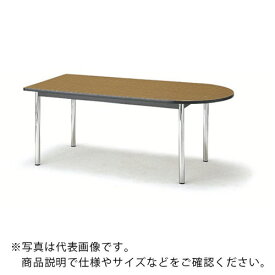 TOKIO　ミーティングテーブル　半楕円型　1800X1200　ホワイト　 TC-1812U WH ( TC1812UWH ) 藤沢工業（株）