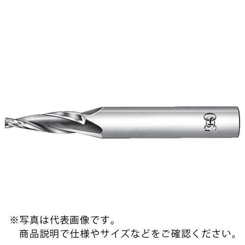 日本国内配送 ＯＳＧ エンドミル（２刃テーパー刃ショート形