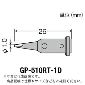 グット　替こて先1D型GP510用　 GP-510RT-1D ( GP510RT1D ) 太洋電機産業（株）
