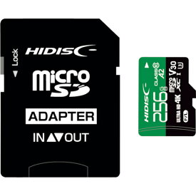 ハイディスク　超高速R170シリーズmicroSDXCカード　256GB ( HDMCSDX256GA2V30PRO ) （株）磁気研究所