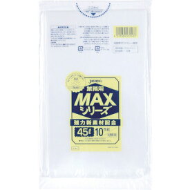 【SALE価格】ジャパックス　業務用MAX　45L半透明10枚0．020 S-43 ( S43 ) （株）ジャパックス