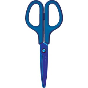 PLUS 34518)ハサミ フィットカットカーブ チタンコート SC-175ST 左右対称グリップ チタンブルー ( SC-175ST TBL ) プラス(株)