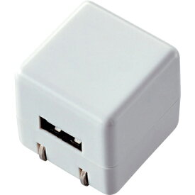 エレコム　キューブ型AC充電器（DAP用・長寿命・1A）　ホワイト　 AVS-ACUAN007WH ( AVSACUAN007WH ) エレコム（株）