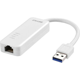 バッファロー　Giga対応　Type－A　USB3．2（Gen1）用LANアダプター　ホワイト LUA5-U3-AGTE-WH ( LUA5U3AGTEWH ) （株）バッファロー