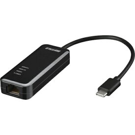 バッファロー　Giga対応　Type－C　USB3．2（Gen1）用LANアダプター　ブラック LUA5-U3-CGTE-BK ( LUA5U3CGTEBK ) （株）バッファロー