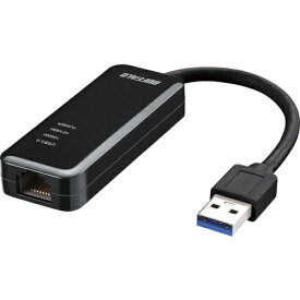 バッファロー　Giga対応　Type－A　USB3．2（Gen1）用LANアダプター　ブラック LUA5-U3-AGTE-BK ( LUA5U3AGTEBK ) （株）バッファロー