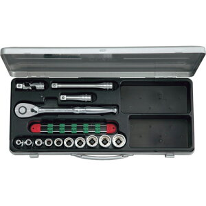 �ySALE���i�zKTC ( ���s�@�B�H�� ) 12.7sq.�\�P�b�g�����`�Z�b�g(14�_) �����p12.7mm 14�_�Z�b�g 6�p 12�p ( TB410X )