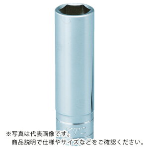 KTC 9.5sq.ディープソケット(六角) 対辺寸法11/16inch 差込角9.5mm 全長70mm ( B3L-11/16 ) 京都機械工具(株)