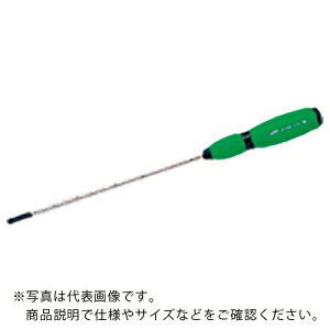 KTC ソフト細軸ドライバ 刃先4マイナス 軸長100mm ( D7SM-410 ) 京都機械工具(株)