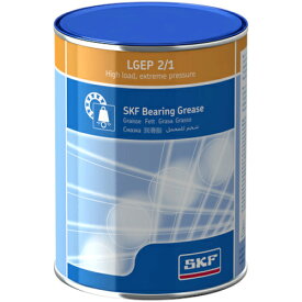 SKF　軸受グリースLGEP　2　（1　kg缶入り） LGEP 2/1 ( LGEP21 ) 日本エスケイエフ（株）