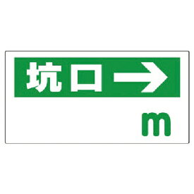 ユニット　坑口距離表示板　坑口　m　→ 316-95 ( 31695 ) ユニット（株）