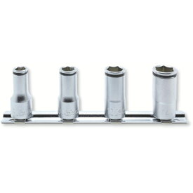 【SALE価格】Ko-ken 9.5mm差込 ナットグリップセミディープソケット レールセット ( RS3350X/4 ) (株)山下工業研究所