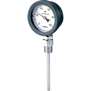 佐藤 バイメタル式温度計BM−S−75P 0〜150℃ 50L(2104−00) ( BM-S-75P-7 ) (株)佐藤計量器製作所